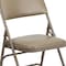 Flash Furniture Fldng Chair w/Easy Carry Hnldl, Beige Vnl HA-MC705AV-3-BGE-GG - alternate 4