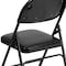 Flash Furniture Folding Chair, Black Vinyl, 34.5" H HA-MC705AV-3-BK-GG - alternate 4