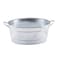 Tablecraft Oval Sngl Wall Bev Tub, Glv Steel, 19"X1" HBT1914 - alternate 4