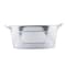 Tablecraft Oval Sngl Wall Bev Tub, Glv Steel, 19"X1" HBT1914 - alternate 7