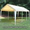 King Canopy Canopy, 10ftx20ft, 8 Leg, Tan/Wht, Leg Skirt HC1020PCTW - alternate 6