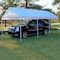 King Canopy Canopy, 10ft.x20ft., Hercules 8 Leg, White HC1020PC - alternate 2