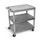 Luxor Utility Cart, 3 Shelves, 33" HE33-G - alternate 2