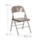 Flash Furniture Folding Chair, Metal, Beige HF3-MC-309AS-BGE-GG - alternate 6