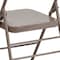 Flash Furniture Folding Chair, Metal, Beige HF3-MC-309AS-BGE-GG - alternate 8