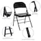 Flash Furniture Metal Folding Chair, Black HF3-MC-309AS-BK-GG - alternate 7
