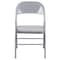 Flash Furniture Folding Chair, Metal, Gray HF3-MC-309AS-GY-GG - alternate 9