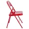 Flash Furniture Metal Folding Chair, Red HF3-MC-309AS-RED-GG - alternate 10