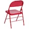 Flash Furniture Metal Folding Chair, Red HF3-MC-309AS-RED-GG - alternate 7