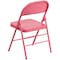 Flash Furniture Folding Chair, Bubblegum Pink HF3-PINK-GG - alternate 9