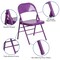 Flash Furniture Folding Chair, Impulsive Purple HF3-PUR-GG - alternate 7
