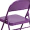 Flash Furniture Folding Chair, Impulsive Purple HF3-PUR-GG - alternate 3
