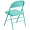 Flash Furniture Tantalizing Teal Folding Chair HF3-TEAL-GG - alternate 7