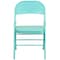 Flash Furniture Tantalizing Teal Folding Chair HF3-TEAL-GG - alternate 9