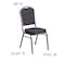 Flash Furniture Hercules Banquet Chair, Black Back, 17.25 W 20-1/4" L 38 H, Fabric Seat HF-C01-SV-E26-BK-GG - alternate 4
