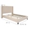 Flash Furniture Platform Bed, Riverdale, Full, Beige HG-34-GG - alternate 2
