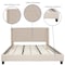 Flash Furniture Platform Bed, Riverdale, King, Beige HG-36-GG - alternate 3