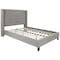 Flash Furniture Platform Bed, Riverdale, Full, Light Gray HG-42-GG - alternate 4