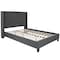 Flash Furniture Platform Bed, Riverdale, Full, Dark Gray HG-46-GG - alternate 5