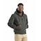 Berne Heartland Washed Duck Hooded Work Jacket, 100% cotton sanded duck, Moss, M HJ375 - alternate 2
