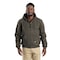 Berne Heartland Washed Duck Hooded Work Jacket, 100% cotton sanded duck, Olive Duck, S HJ375 - alternate 1