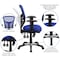 Flash Furniture Executive Chair, Blue Seat, Mesh Back HL-0001-BL-GG - alternate 7