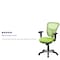Flash Furniture Contemporary Office Chair, Green Seat, Black Back, 25 3/4" W 27-1/2" L 43-1/2" H, Adjustable Padded HL-0001-GN-GG - alternate 7