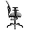 Flash Furniture Contemporary Chair Mid-Back Exec Chair, Gray, Adjustable Arms, 18" to 23" Height, Foam, Gray HL-0001-GY-GG - alternate 9