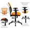 Flash Furniture Contemporary Chair Mid-Back Exec Chair, Orange, Adjustable Arms, 18" to 23" Height, Mesh, Orange HL-0001-OR-GG - alternate 5