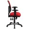 Flash Furniture Contemporary Chair Mid-Back Exec Chair, Red, Adjustable Arms, 18" to 23" Height, Mesh, Red HL-0001-RED-GG - alternate 10