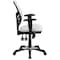 Flash Furniture Contemporary Chair Mid-Back Exec Chair, White, Adjustable Arms, 18" to 23" Height, Mesh, White HL-0001-WH-GG - alternate 10