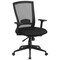 Flash Furniture Contemporary Chair Mid-Back Exec Chair, Black, Adjustable Arms, 17-1/2" to 20-1/2" Height, Mesh HL-0004K-GG - alternate 4