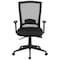 Flash Furniture Contemporary Chair Mid-Back Exec Chair, Black, Adjustable Arms, 17-1/2" to 20-1/2" Height, Mesh HL-0004K-GG - alternate 5