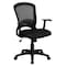 Flash Furniture Mesh Contemporary Chair, 17-3/4" to 22-3/4", Fixed Arms, Black HL-0007-GG - alternate 5