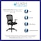 Flash Furniture Mesh Contemporary Chair, 17-3/4" to 22-3/4", Fixed Arms, Black HL-0007-GG - alternate 7