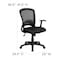Flash Furniture Mesh Contemporary Chair, 17-3/4" to 22-3/4", Fixed Arms, Black HL-0007-GG - alternate 6