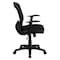 Flash Furniture Mesh Contemporary Chair, 17-3/4" to 22-3/4", Fixed Arms, Black HL-0007-GG - alternate 9
