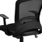 Flash Furniture Mesh Contemporary Chair, 17-3/4" to 22-3/4", Fixed Arms, Black HL-0007-GG - alternate 10