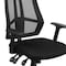 Flash Furniture Mesh Contemporary Chair, 16-1/2" to 20", Adjustable Arms, Black HL-0017-GG - alternate 5