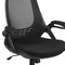 Flash Furniture Contemporary Chair High Back Exec Mesh Chair, Black, Adjustable Arms, 18-1/2" to 21" Height, Mesh HL-0018-GG - alternate 5