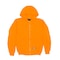 Berne Hi-Vis Hooded Sweatshirt, Cotton/Polyester, Orange, MT HVF101 - alternate 1