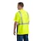 Berne Hi-Vis Color Block T-Shirt, polyester birdseye mesh, Yellow, M HVK017 - alternate 2