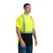 Berne Hi-Vis Color Block T-Shirt, polyester birdseye mesh, Yellow, M HVK017 - alternate 3