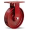 Hamilton Plte Caster, Rgd, Cast Iron, 8", 1500 lb. R-HS-8MB - alternate 1