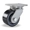 Zoro Select Plate Caster, Swivel, Polyurethane, 8"H S-CH-63DB70 - alternate 1