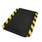 M A Matting Hog Heaven Mat 5/8", Black with Striped Border 2' x 3' 423223100 - alternate 2