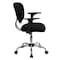 Flash Furniture Task Chair, 17-1/4" to 21", Fixed Arms, Black H-2376-F-BK-ARMS-GG - alternate 10
