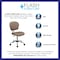 Flash Furniture Task Chair, 17-1/4" to 21", Coffee Brown H-2376-F-COF-GG - alternate 5