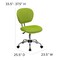 Flash Furniture Task Chair, 17-1/4" to 21", Apple Green H-2376-F-GN-GG - alternate 3