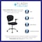 Flash Furniture Mesh Task Chair, 21-, Adjustable, Back, Seat, Frame: Gray H-2376-F-GY-ARMS-GG - alternate 6